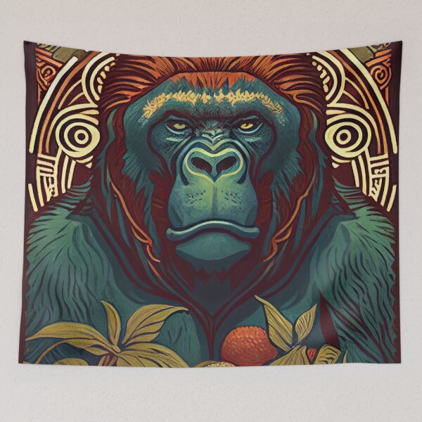 Item preview, Gorilla Spirit Animal 1 designed and sold by MadeByHaresShop.