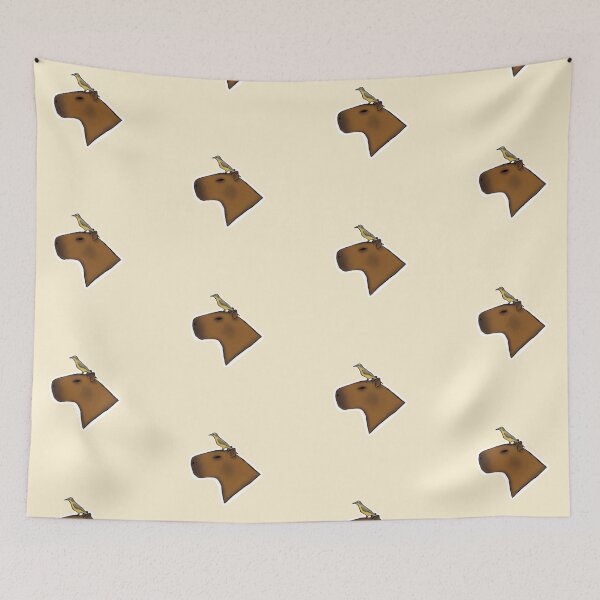 Item preview, Capybara & Bird designed and sold by RhaioonArt.