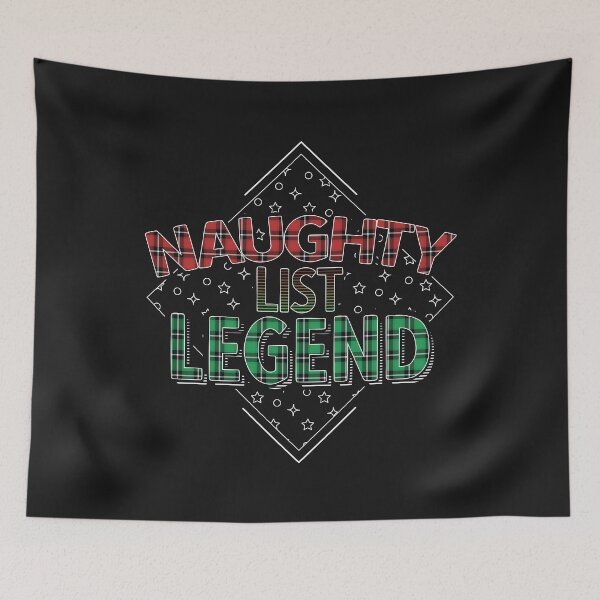 Item preview, Naughty List Legend | Nice Not Naughty | Christmas Gift Ideas designed and sold by DrawingBoard.