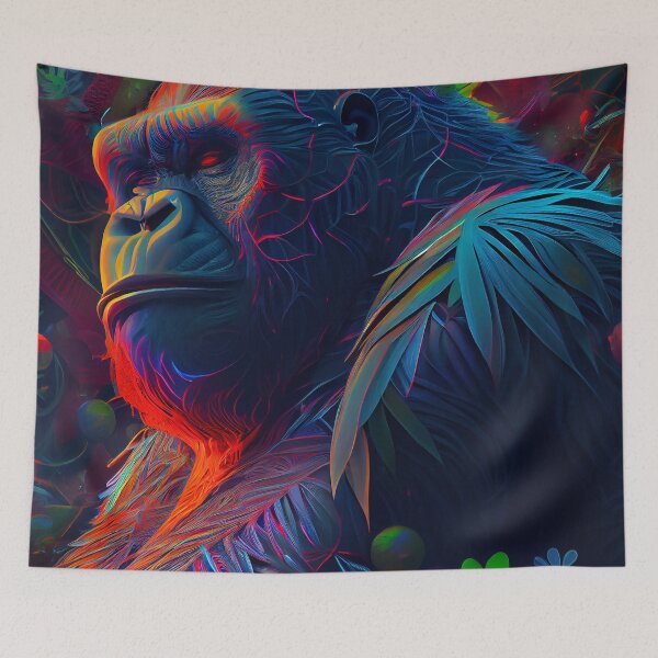 Item preview, Gorilla Spirit Animal 2 designed and sold by MadeByHaresShop.