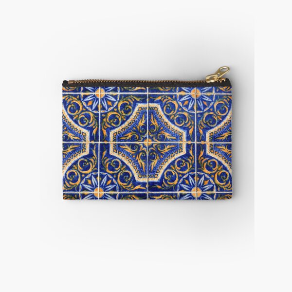 Item preview, Blue Floral Flower Pattern Portuguese Tiles,Portugal tiles, lisbon tiles, portuguese ceramic tiles, portuguese wall tiles, designed and sold by Tamas Das.