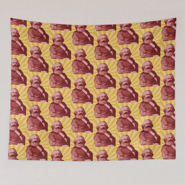 Item preview, Retro Marx Portrait designed and sold by BluebellPainter.