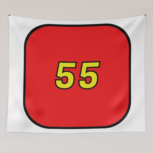 Item preview, Carlos Sainz 55 simple ferrari romeo square designed and sold by ff1merch ..