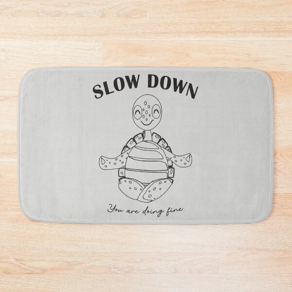 Item preview, Slow down you are doing fine - meditating turtle  designed and sold by Vivid-wear.