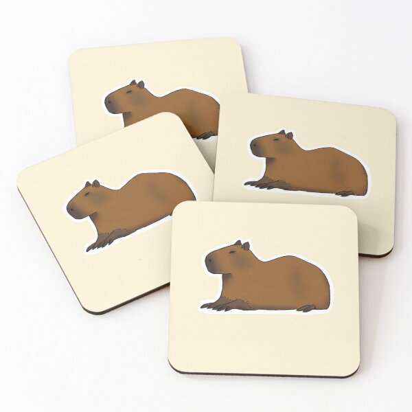 Aperçu de l'œuvre Do Not Disturb. - Capybara (ne pas déranger.) créée et vendue par RhaioonArt.