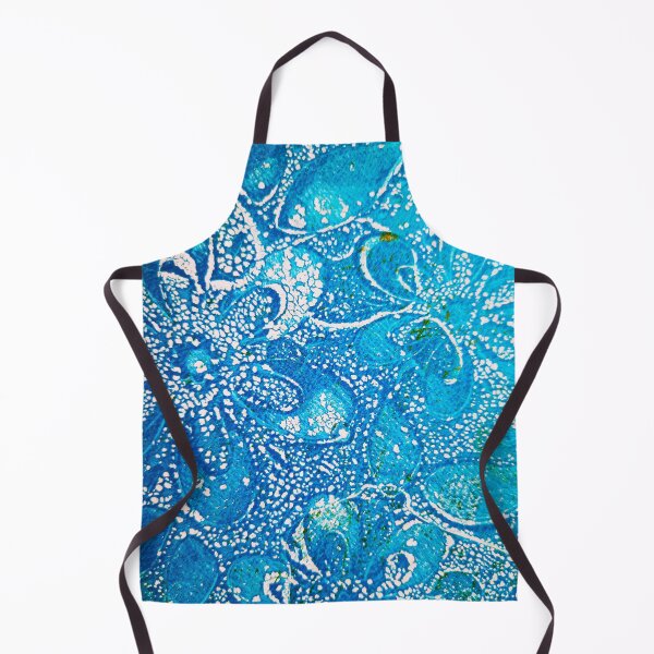 BLUE AND WHITE FLORALS Apron