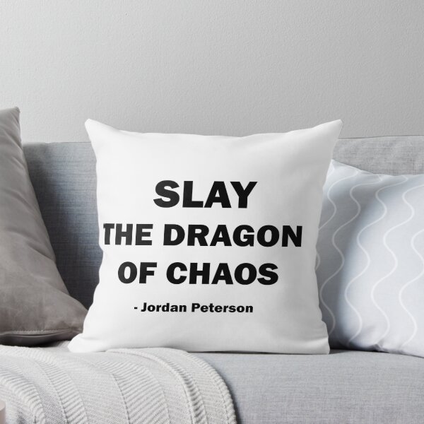 Item preview, Slay the Dragon of Chaos Jordan Peterson designed and sold by Lowgik.
