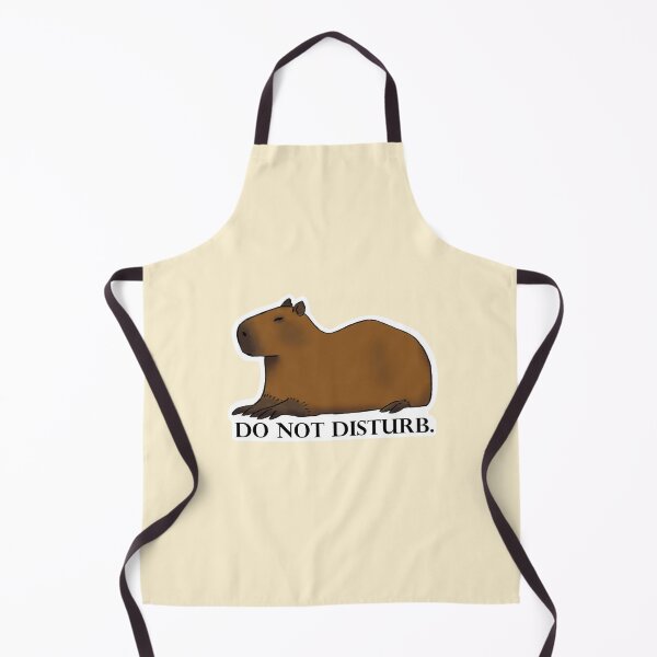 Aperçu de l'œuvre Do Not Disturb. - Capybara (ne pas déranger.) créée et vendue par RhaioonArt.