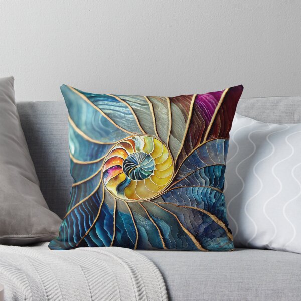 Item preview, Underwater seashell bright pattern designed and sold by AppleElf.