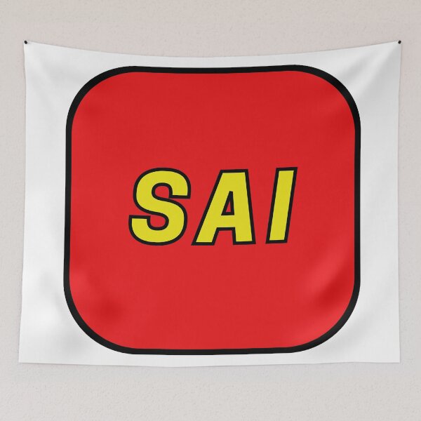 Item preview, Carlos Sainz simple ferrari square designed and sold by ff1merch ..