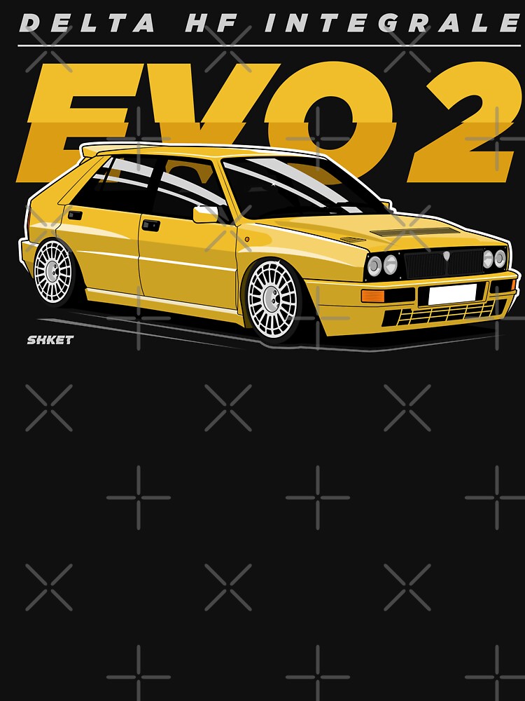 T-shirt femme Manches Courtes Lancia Delta Integrale