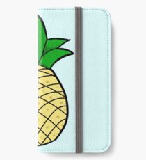 Ananas iPhone Flip-Case/Hülle/Klebefolie