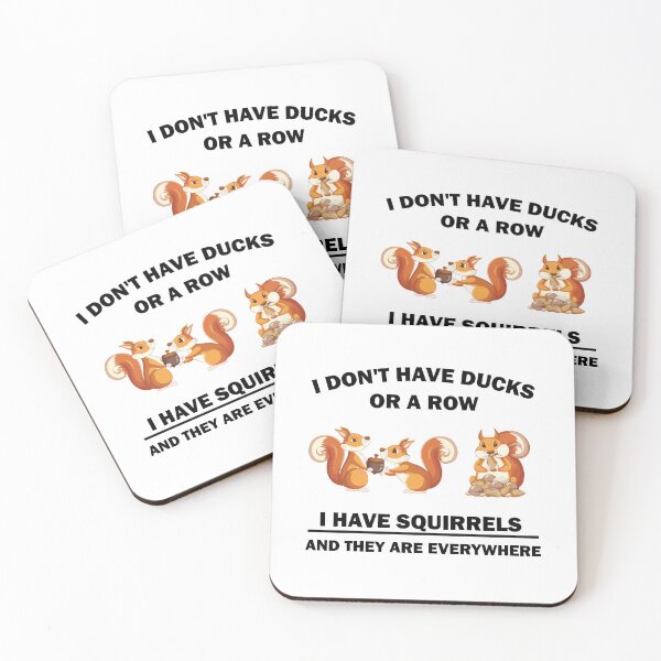 Item preview, i don't have ducks or a row i have squirrels and they are everywhere designed and sold by shop-dk.