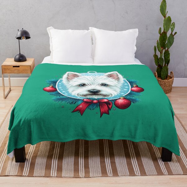 Item preview, Blue Cute Westie Christmas Tree Dog89 designed and sold by BryceRodriguez.