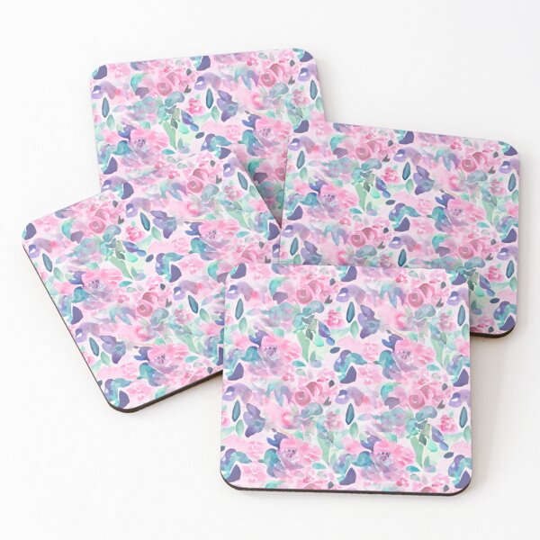 Item preview, Pastel floral abstract pattern designed and sold by Mirarima.