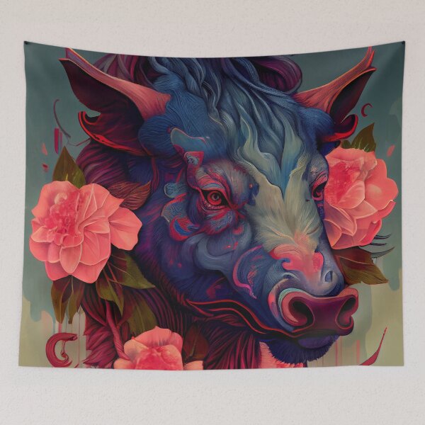 Item preview, Boar Spirit Animal 1 designed and sold by MadeByHaresShop.