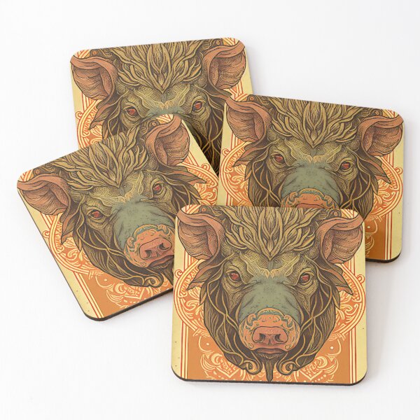 Item preview, Boar Spirit Animal 2 designed and sold by MadeByHaresShop.