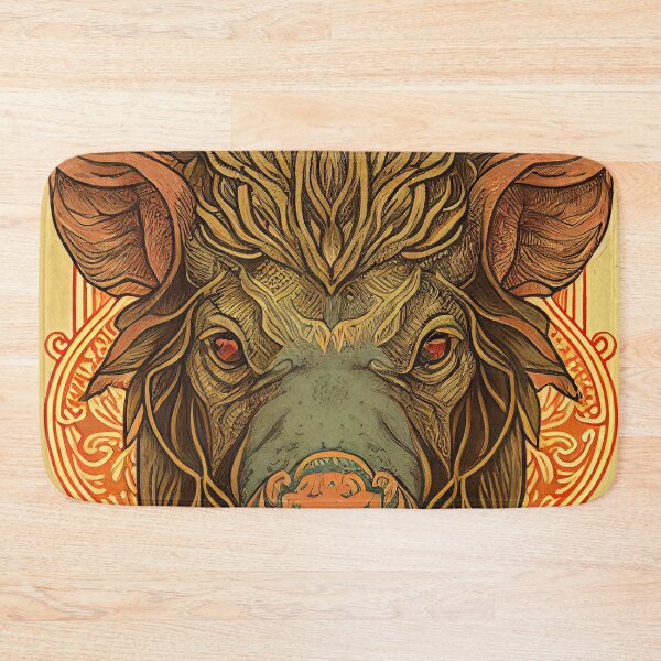 Item preview, Boar Spirit Animal 2 designed and sold by MadeByHaresShop.
