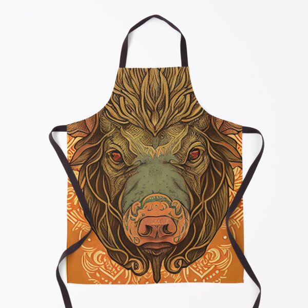 Item preview, Boar Spirit Animal 2 designed and sold by MadeByHaresShop.