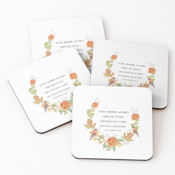 Item preview, 1 Tesalonicenses 5:16-18, Spanish Bible Verse designed and sold by latiendadearyam.