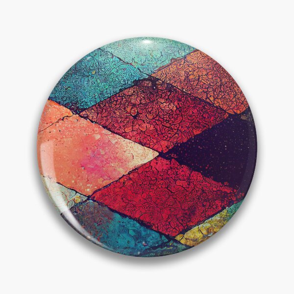 Item preview, Vibrant geometric pattern designed and sold by AppleElf.