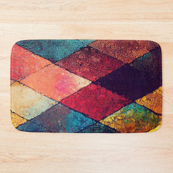 Item preview, Vibrant geometric pattern designed and sold by AppleElf.
