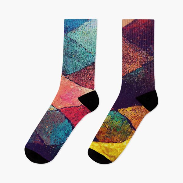 Item preview, Vibrant geometric pattern designed and sold by AppleElf.