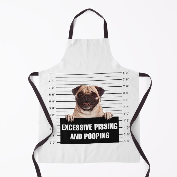 Item preview, Pug dog funny mugshot  designed and sold by SidTastic .