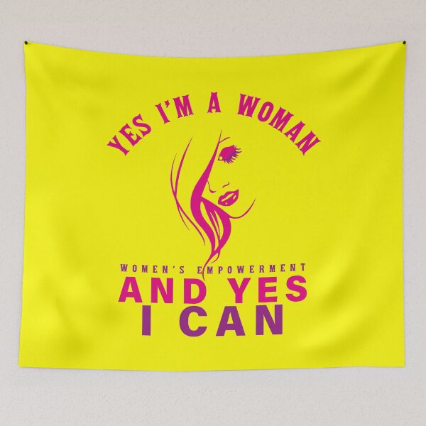 Item preview,  Im a woman and yes  I can  Womens Empowerment designed and sold by al21ex.