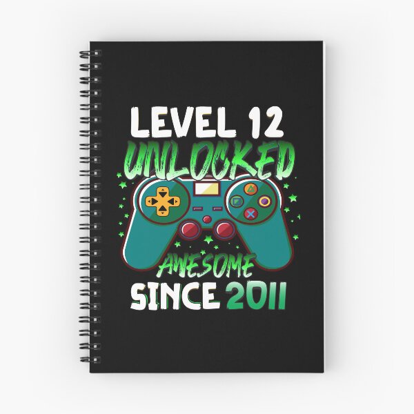 Item preview, Level 12 Unlocked Awesome Since 2011 12th Birthday Gaming designed and sold by Skalaman.
