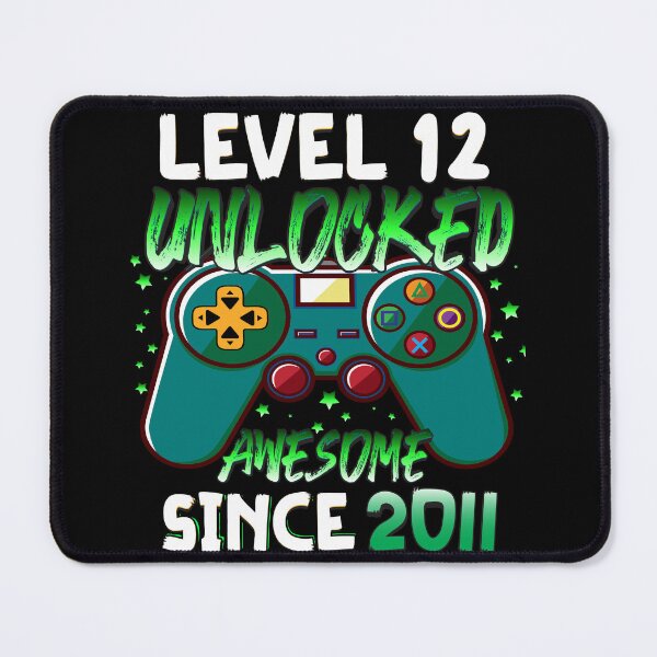 Item preview, Level 12 Unlocked Awesome Since 2011 12th Birthday Gaming designed and sold by Skalaman.