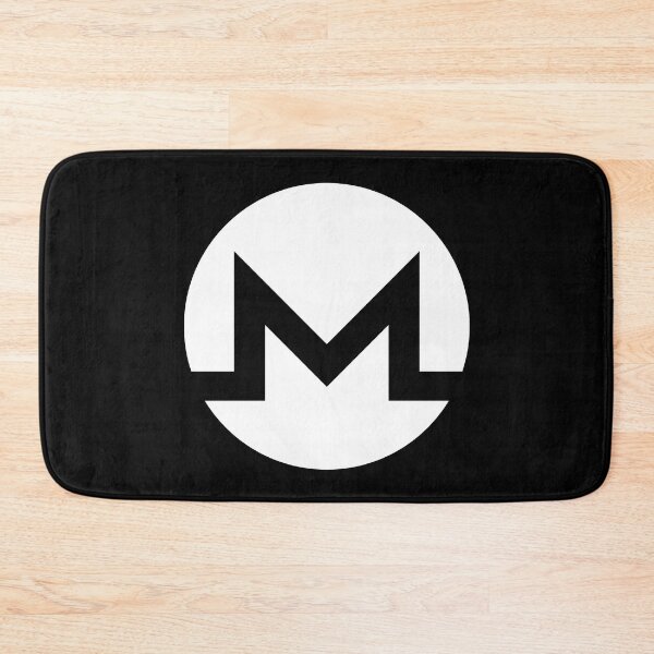 Item preview, Monero XMR Crypto Altcoin - Clean White-Black Logo Variant #1 designed and sold by CryptoMoods.
