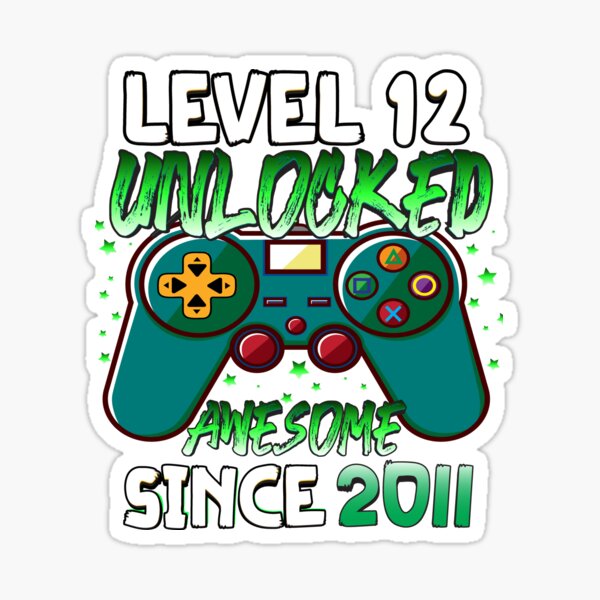 Level 12 Unlocked svg, 12nd Birthday svg, Birthday girl svg