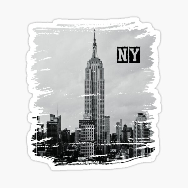 Item preview, New York City Empire State Building Art designed and sold by belugastore.