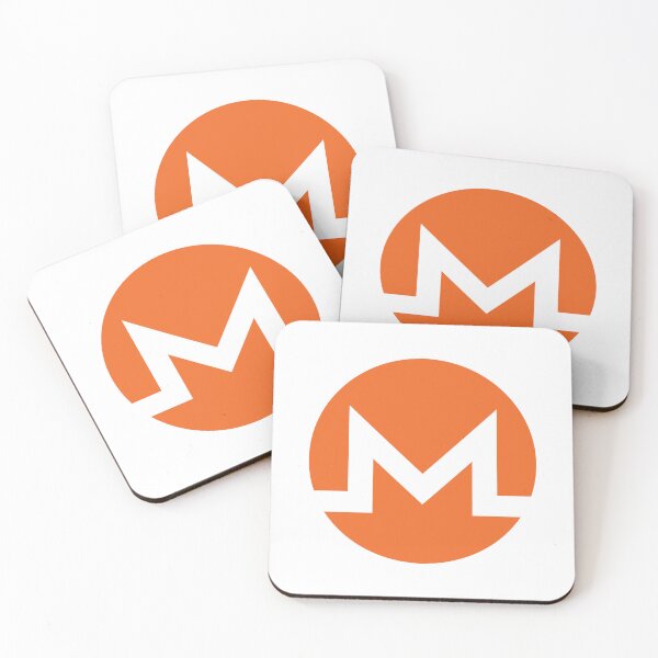 Item preview, Monero XMR Crypto Altcoin - Clean Orange-White Logo Variant #1 designed and sold by CryptoMoods.