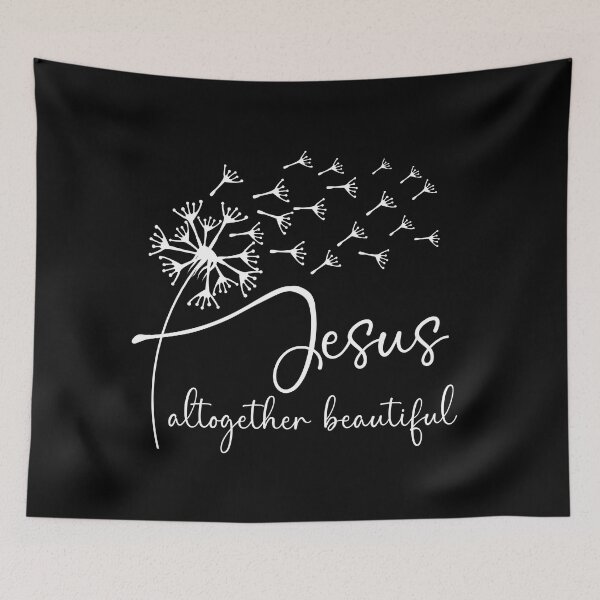 Item preview, Jesus, altogether beautiful has a chic dandelion graphic design designed and sold by simplydesignart.