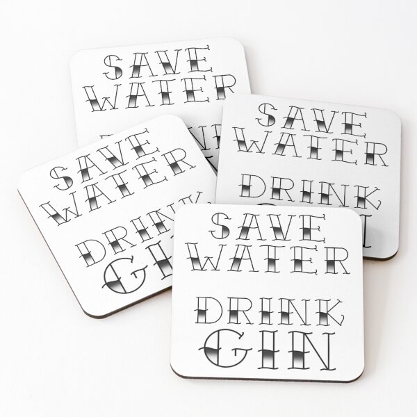 Item preview, Save Water Drink Gin designed and sold by SunkBubble.