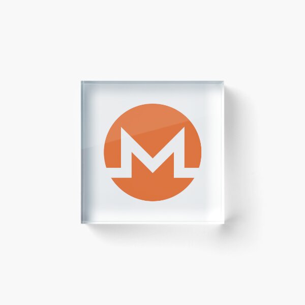 Item preview, Monero XMR Crypto Altcoin - Clean Orange-White Logo Variant #2 designed and sold by CryptoMoods.