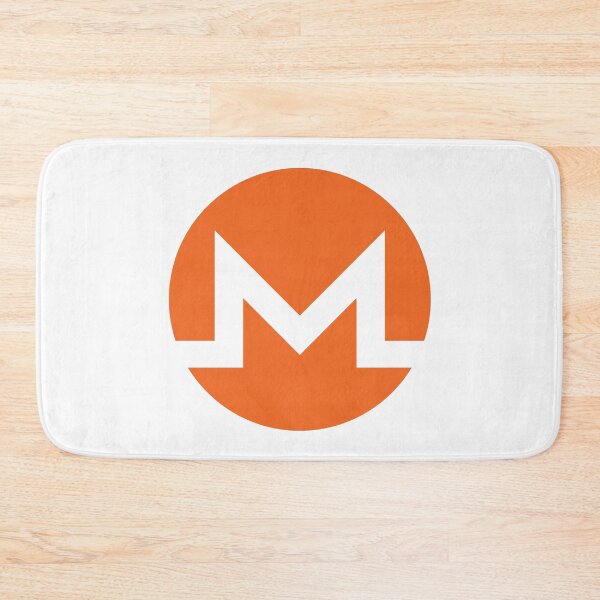 Item preview, Monero XMR Crypto Altcoin - Clean Orange-White Logo Variant #2 designed and sold by CryptoMoods.