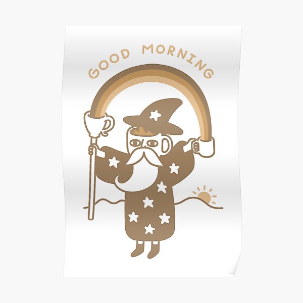 Coffee Wizard Poster