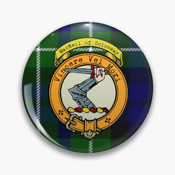 Item preview, MacNeil of Colonsay Scottish Tartan and Crest designed and sold by BagTown Clans.