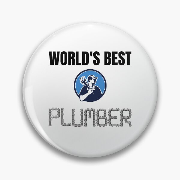 Item preview, World's best plumber metallic pipe letters designed and sold by R2Dsign.