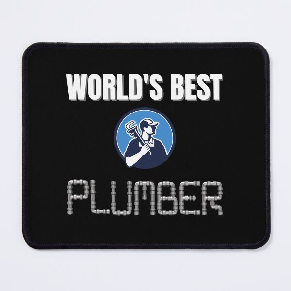 Item preview, World's best plumber metallic pipe letters designed and sold by R2Dsign.