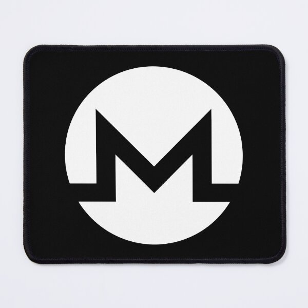 Item preview, Monero XMR Crypto Altcoin - Clean White-Black Logo Variant #2 designed and sold by CryptoMoods.
