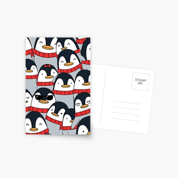 Item preview, Merry Christmas Penguins! designed and sold by cartoonbeing.
