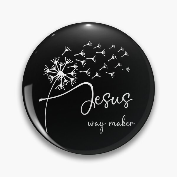 Item preview, Jesus, way maker has a chic dandelion graphic design designed and sold by simplydesignart.
