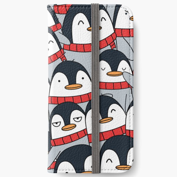 Merry Christmas Penguins! iPhone Wallet