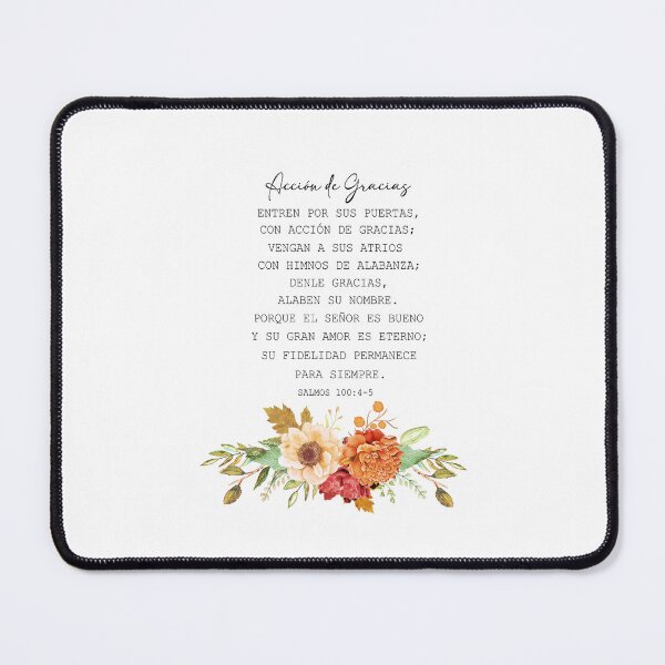 Item preview, Salmos 100:4-5, Spanish Bible Verse designed and sold by latiendadearyam.