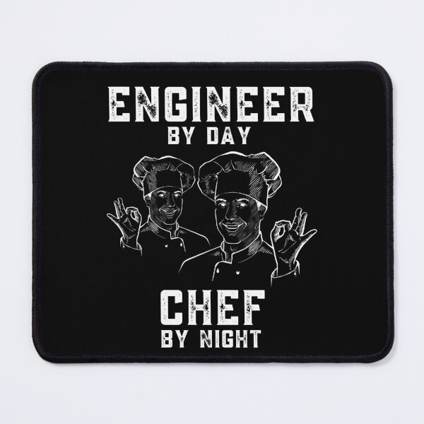 Item preview, Engineer by day Chef by night : for engineer who loves cooking : gifts : Double Chef Art designed and sold by MokonoKokoro.