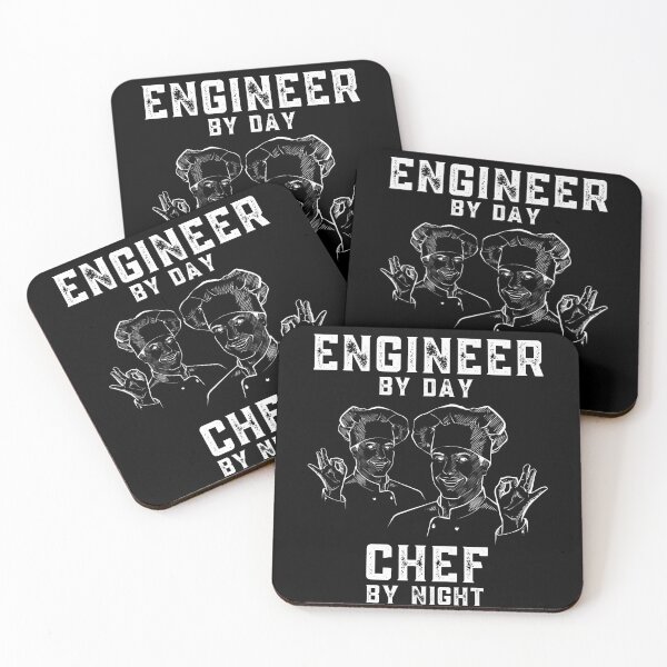 Item preview, Engineer by day Chef by night : for engineer who loves cooking : gifts : Double Chef Art designed and sold by MokonoKokoro.